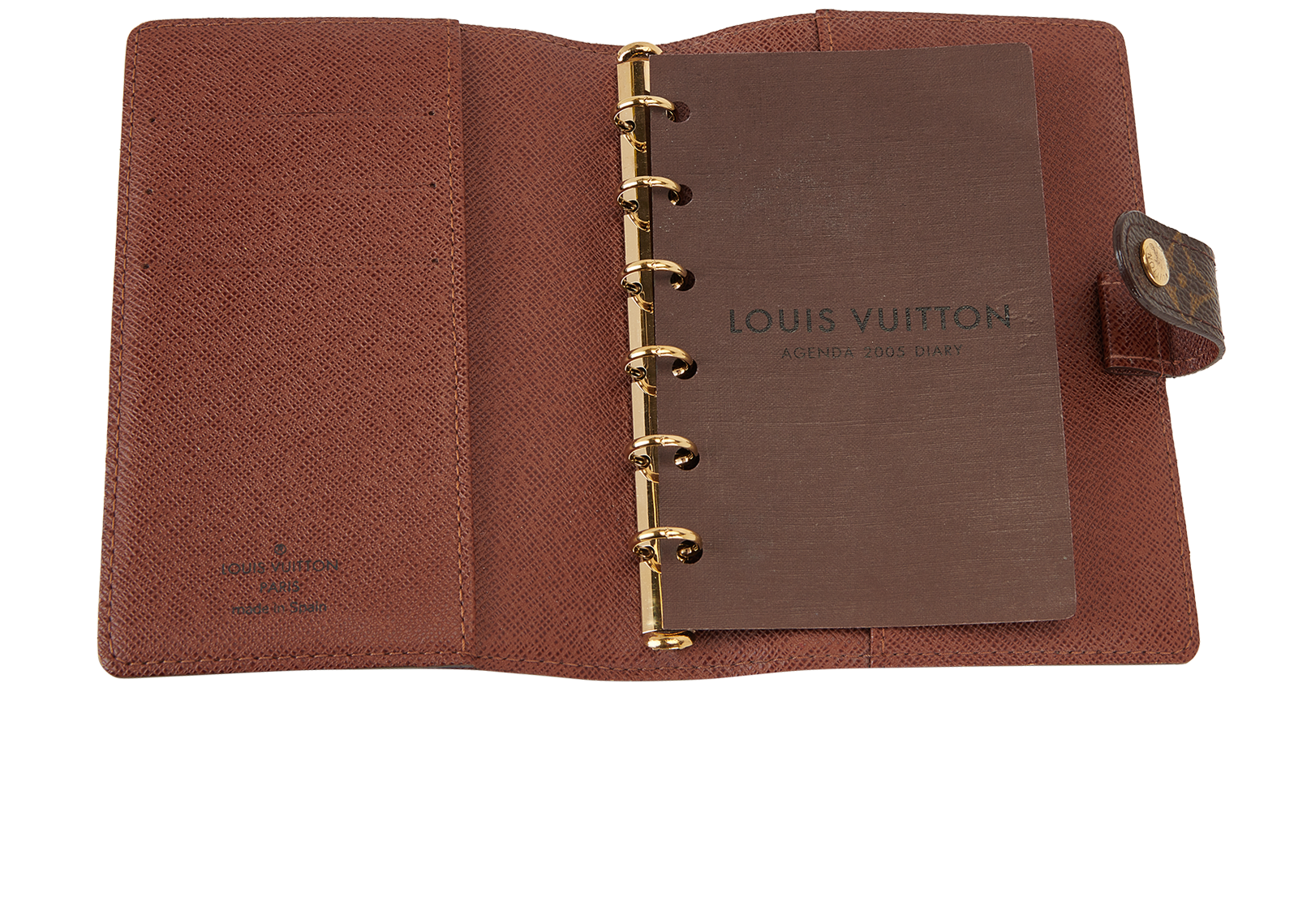 Louis Vuitton Small Ring Agenda, &pound;150, Accessories, Brown, Canvas, Other view